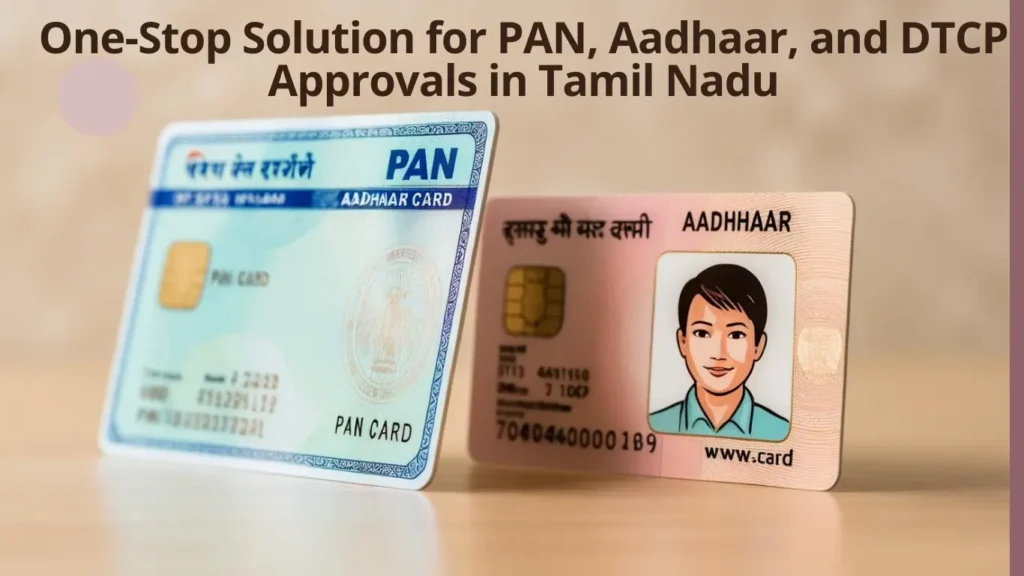 One-Stop Solution for PAN, Aadhaar, and DTCP Approvals in Tamil Nadu